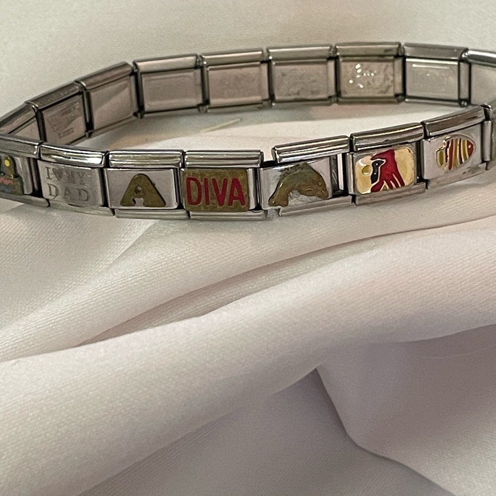 Nomination Composable Silver Italian Charm Bracelet with Various Charms - Picture 4 of 9